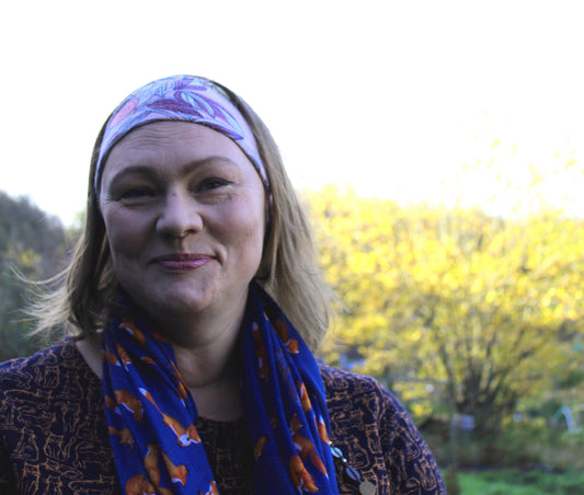 Image of Amy Morse at Hen's Tooth allotment