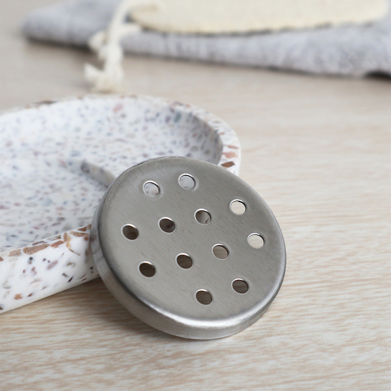Lustra Oval Terrazzo Soap Dish