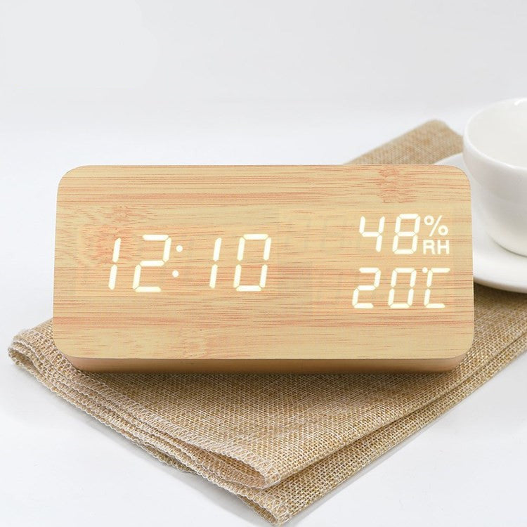 Minimal Haven Wooden Desk Clock