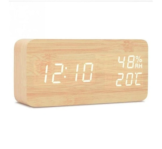 Minimal Haven Wooden Desk Clock