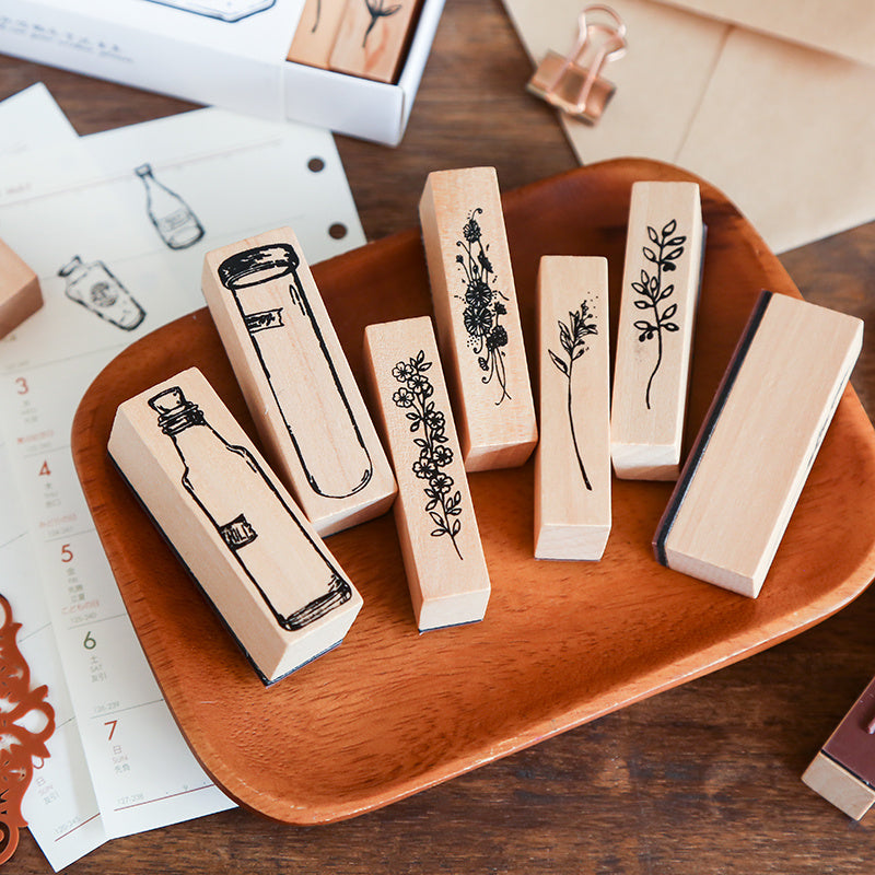Botanical Craft Stamping Set – Herbarium Specimens