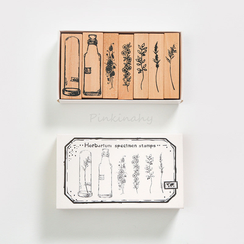 Botanical Craft Stamping Set – Herbarium Specimens