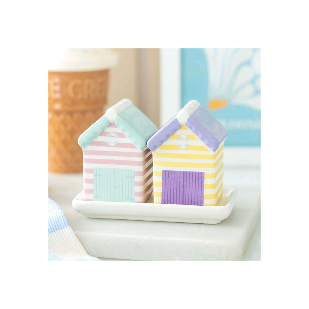 Beach Hut Salt and Pepper Shakers