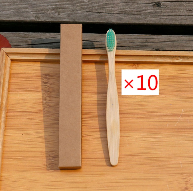 Sustainable Bamboo Toothbrushes – Colourful Multipack Set