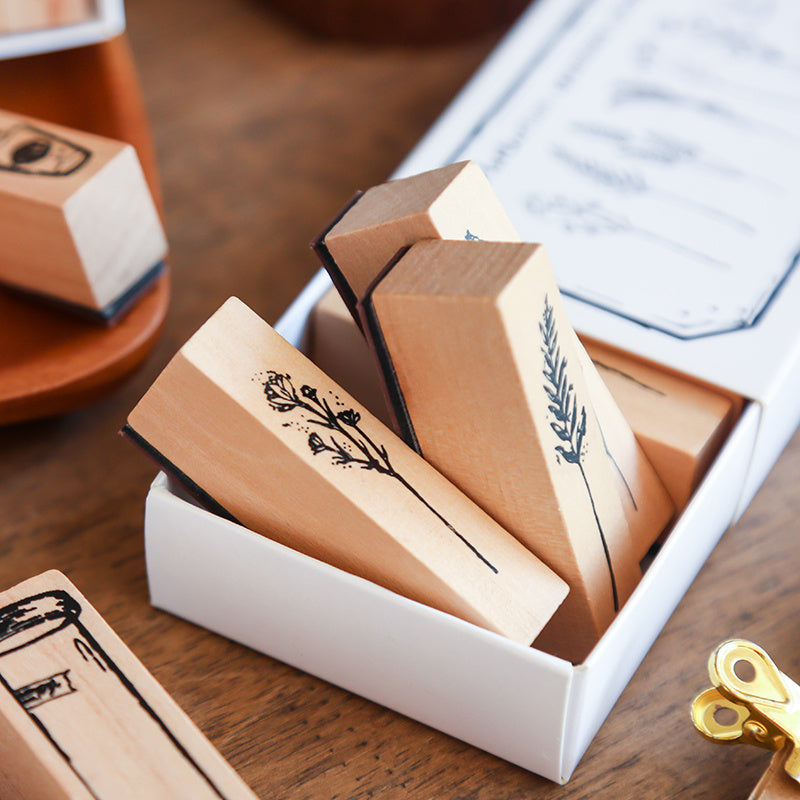 Botanical Craft Stamping Set – Herbarium Specimens