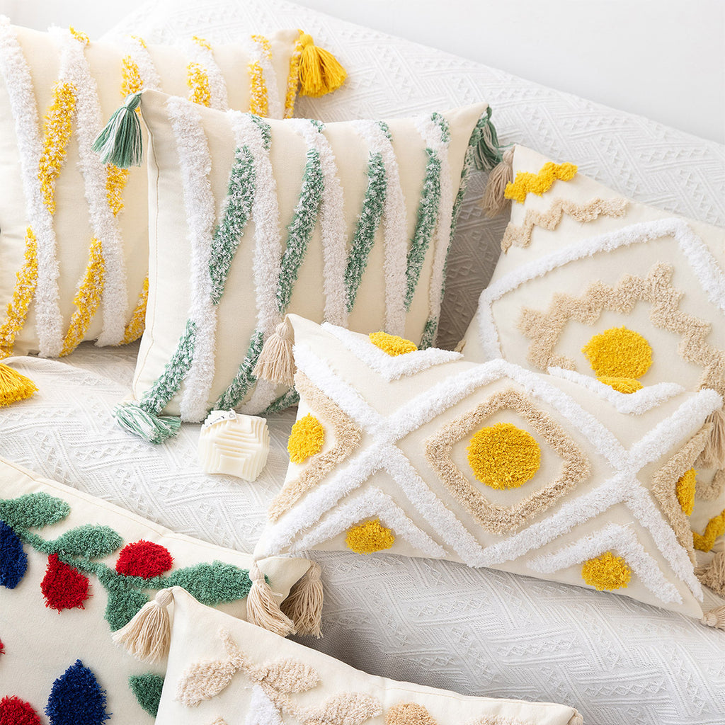 Tuft and Thread Bohemian Cushion Covers