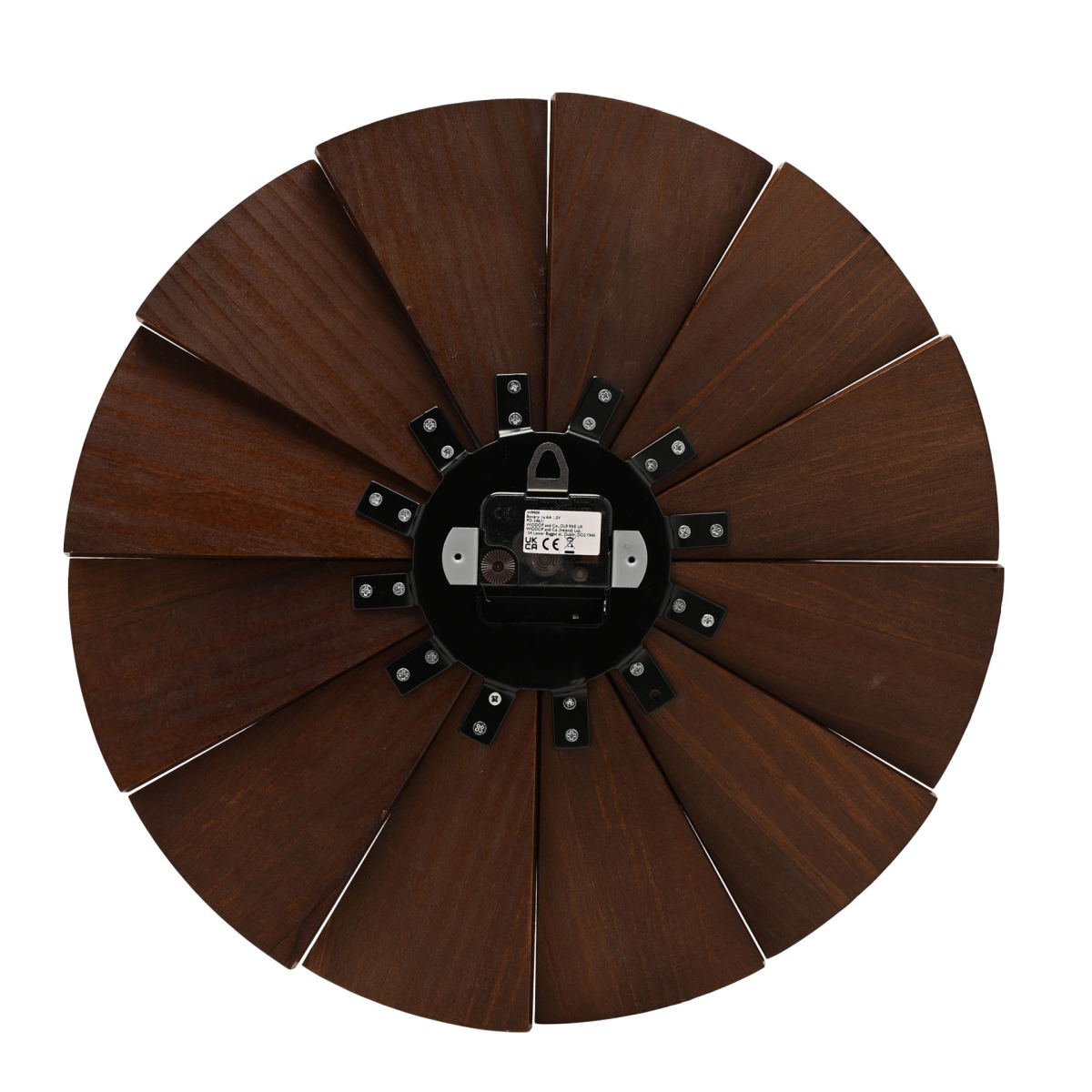 Statement Wooden Wall Clock