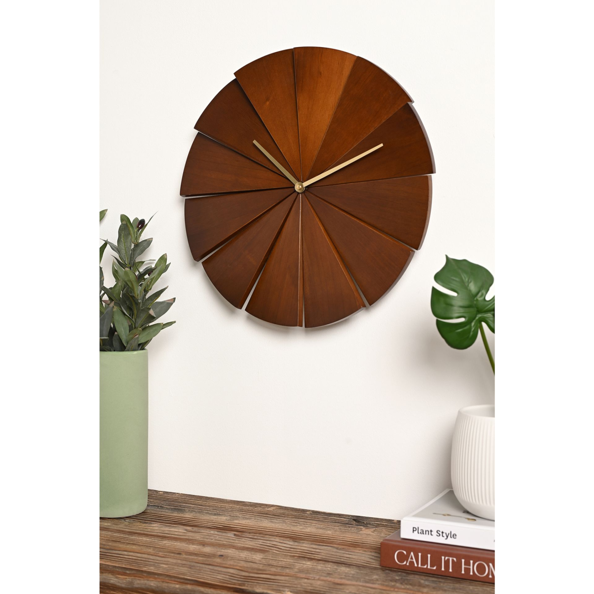 Statement Wooden Wall Clock