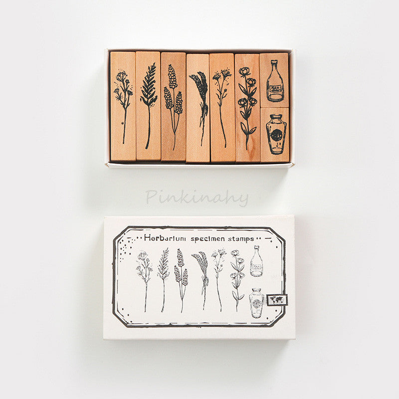 Botanical Craft Stamping Set – Herbarium Specimens
