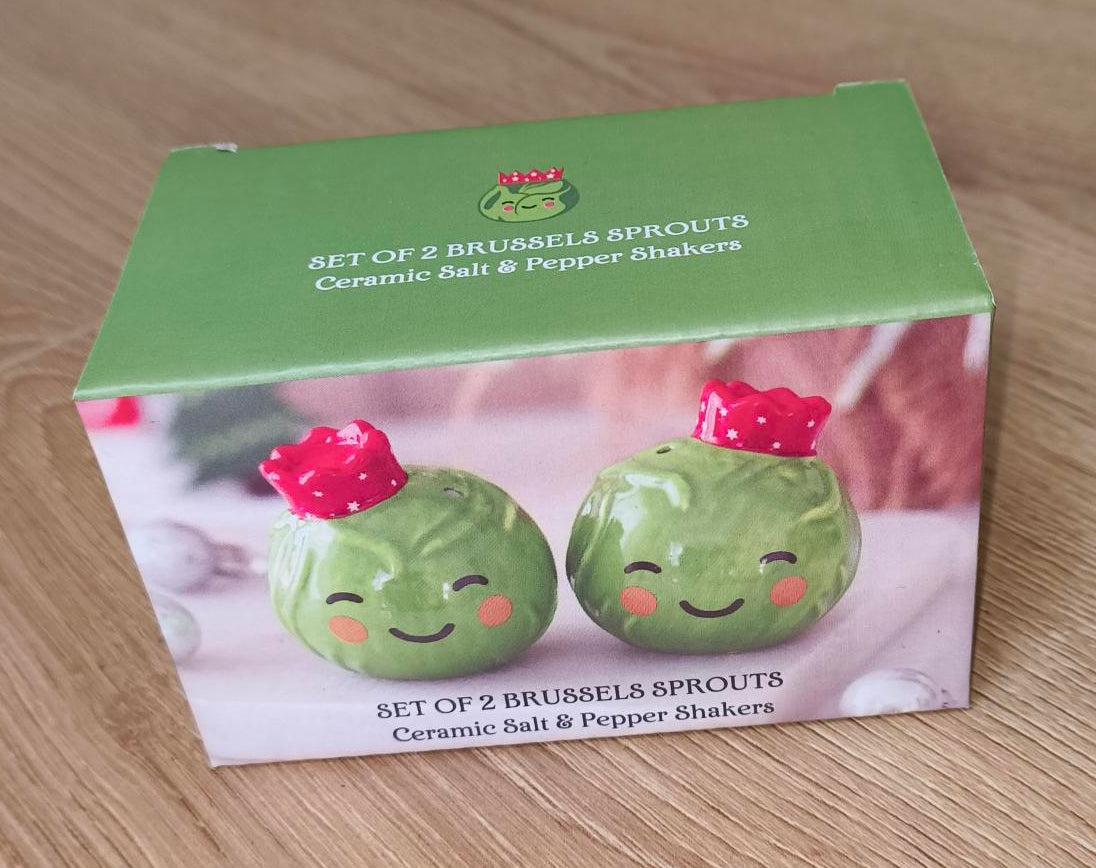 Brussels Sprout Salt and Pepper Shakers