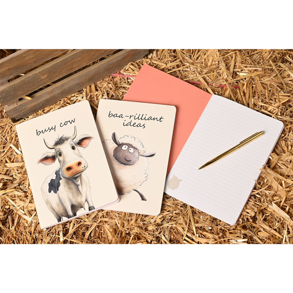 The Funny Farm Set of 3 A5 Notebooks