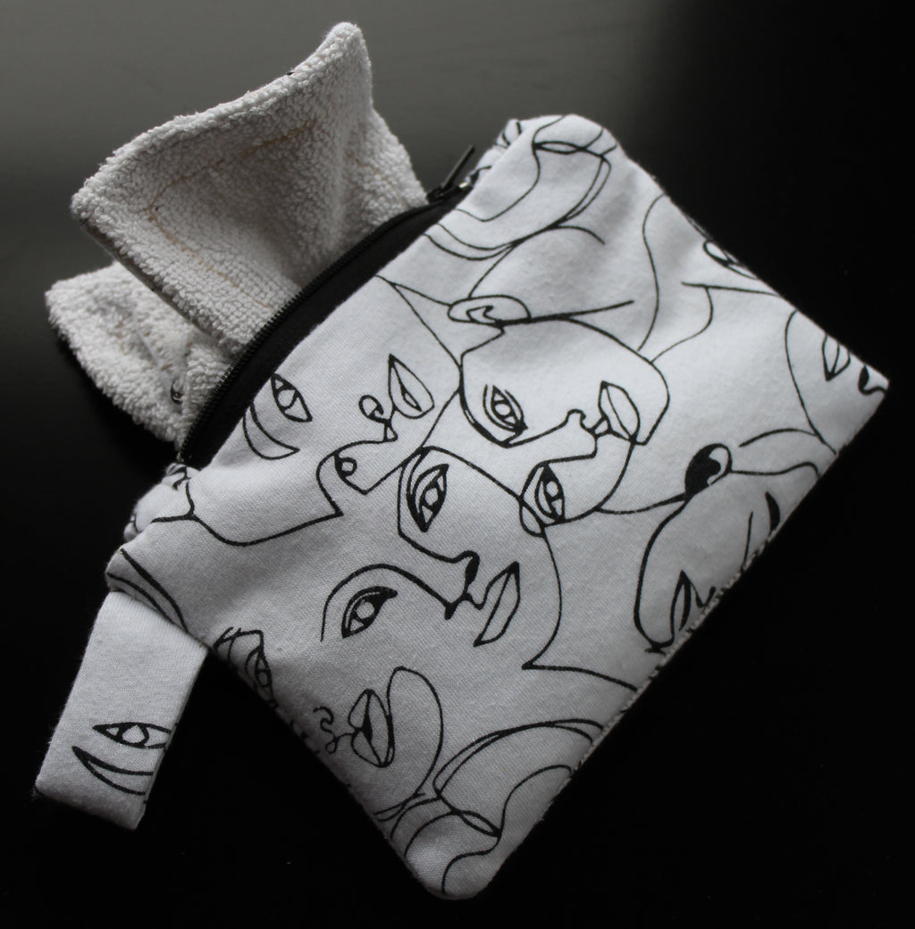 Kindred Threads - Handmade Pouch & Reusable Makeup Wipes Set