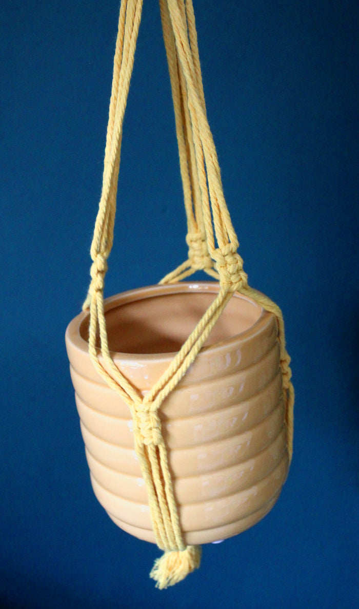 Beehive Plant pot - Mustard