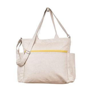 Large Lithuanian Linen Bag - Cream