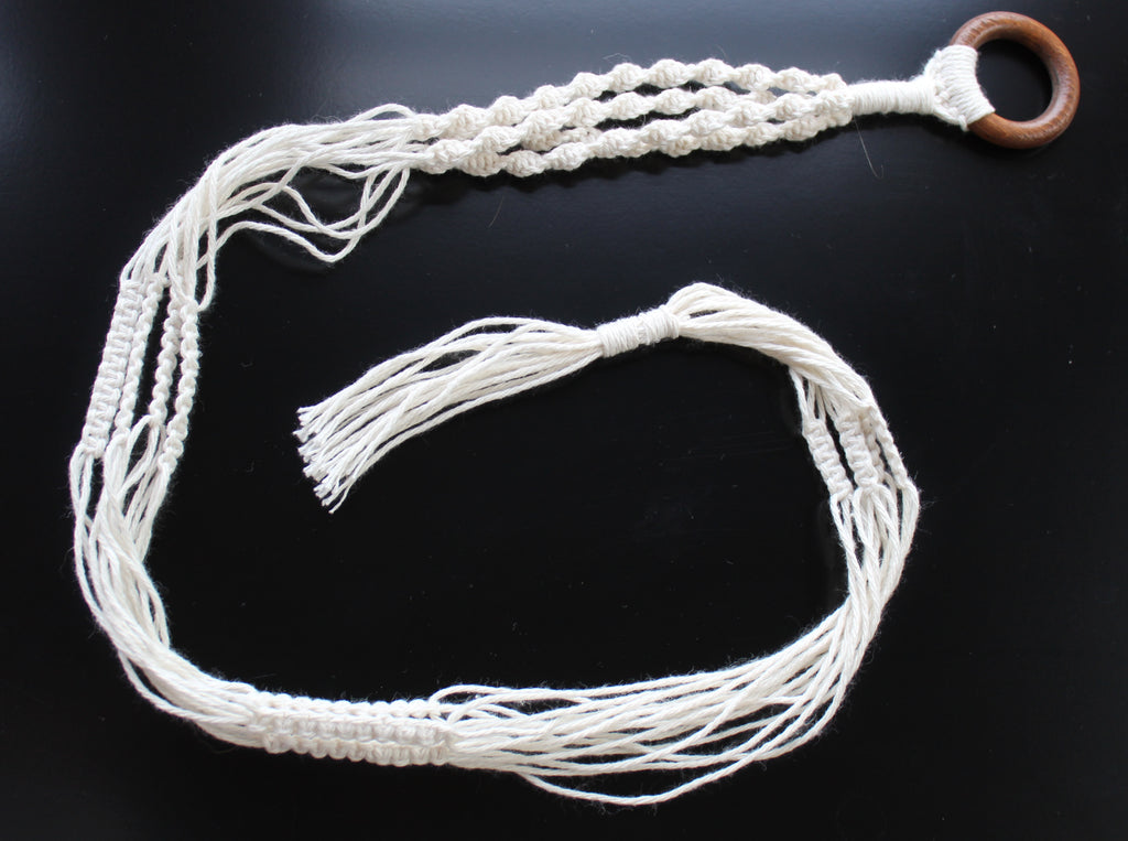 Woven Whimsy Macramé Pot Hanger