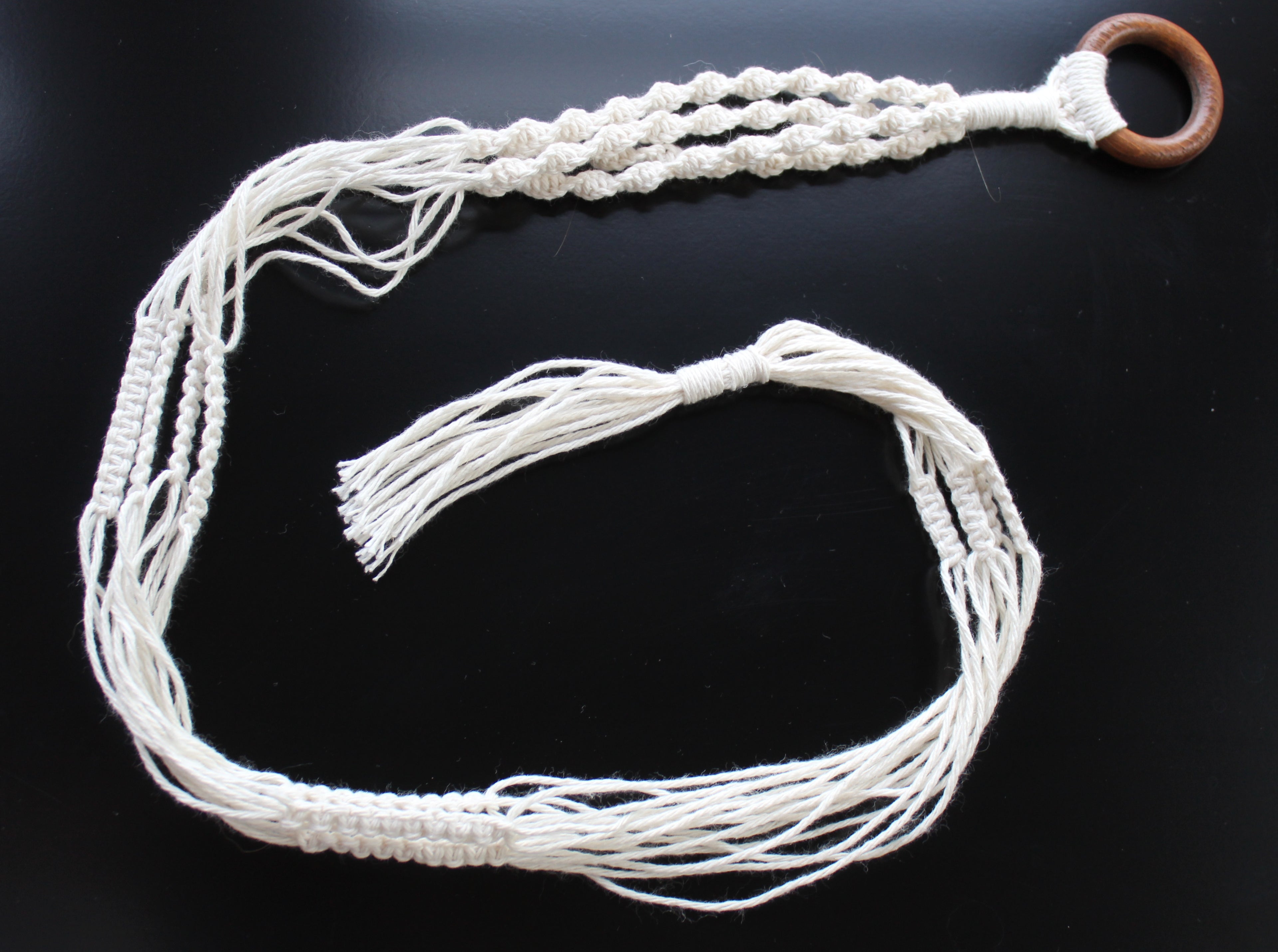 Woven Whimsy Macramé Pot Hanger