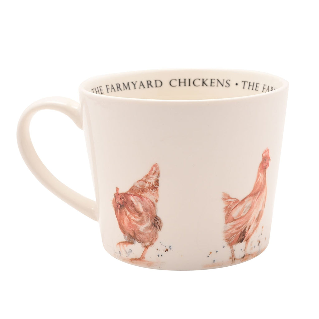 Farmyard Chickens Mug