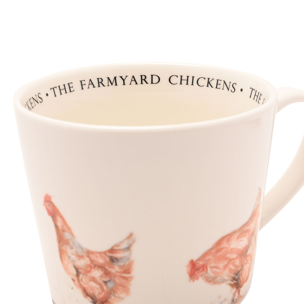 Farmyard Chickens Mug
