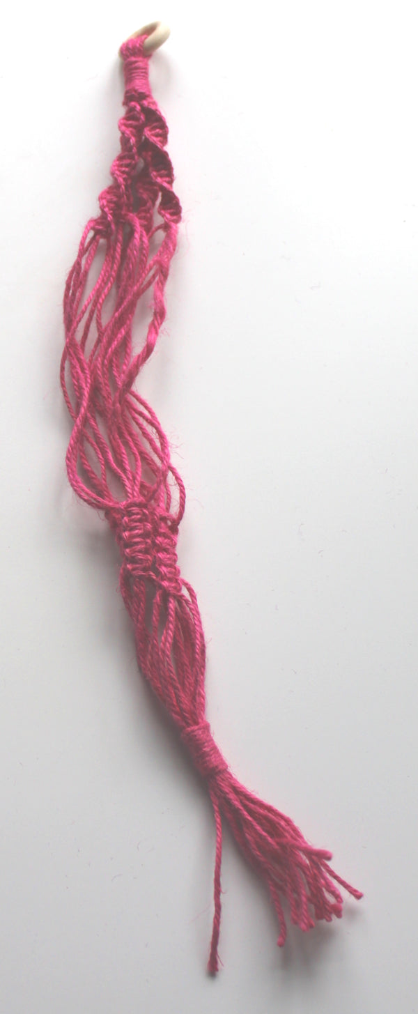 Macrame Pot Hangers - Magenta