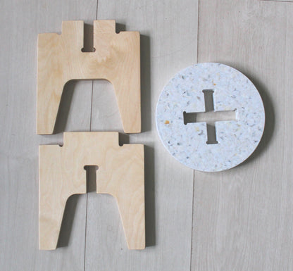Recycled White Goods Plant Stand