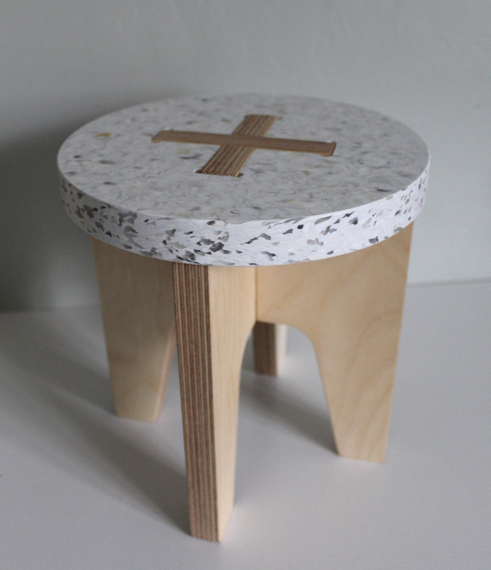Recycled White Goods Plant Stand