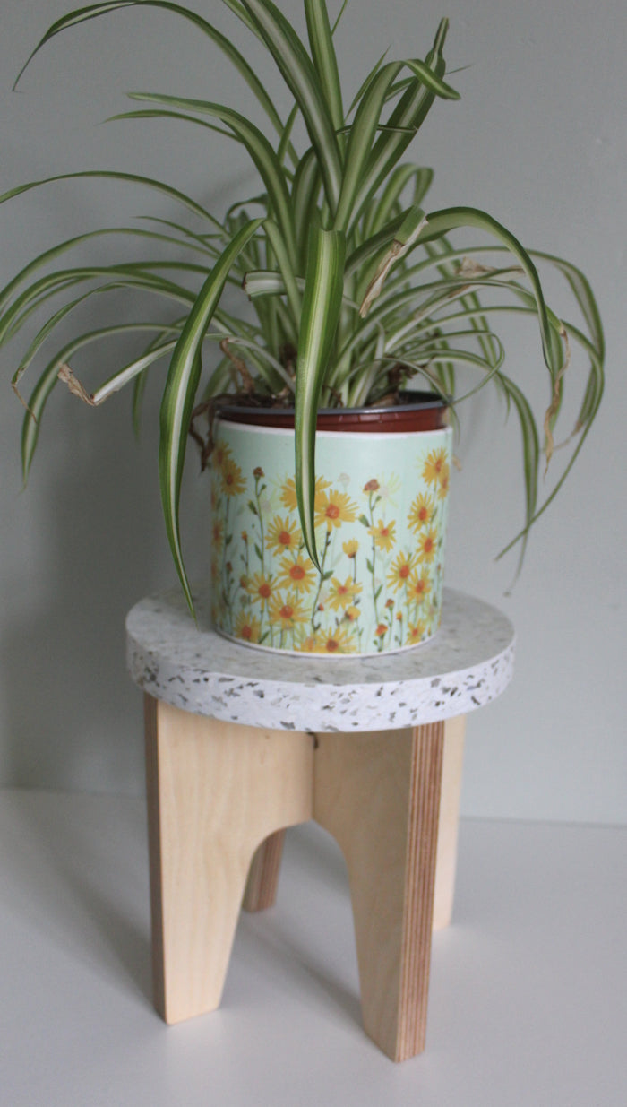 Recycled White Goods Plant Stand
