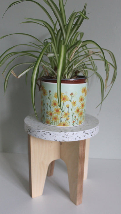 Recycled White Goods Plant Stand