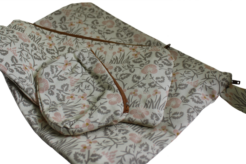 Pastels and Poppies Pouch Pack - Set of 3