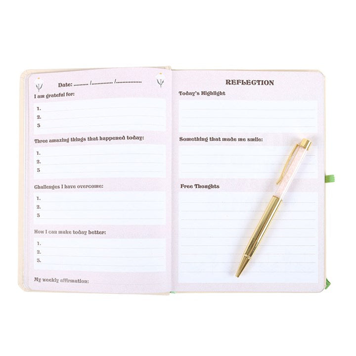 Keep Going, Keep Growing - Guided Journal with Rose Quartz Pen