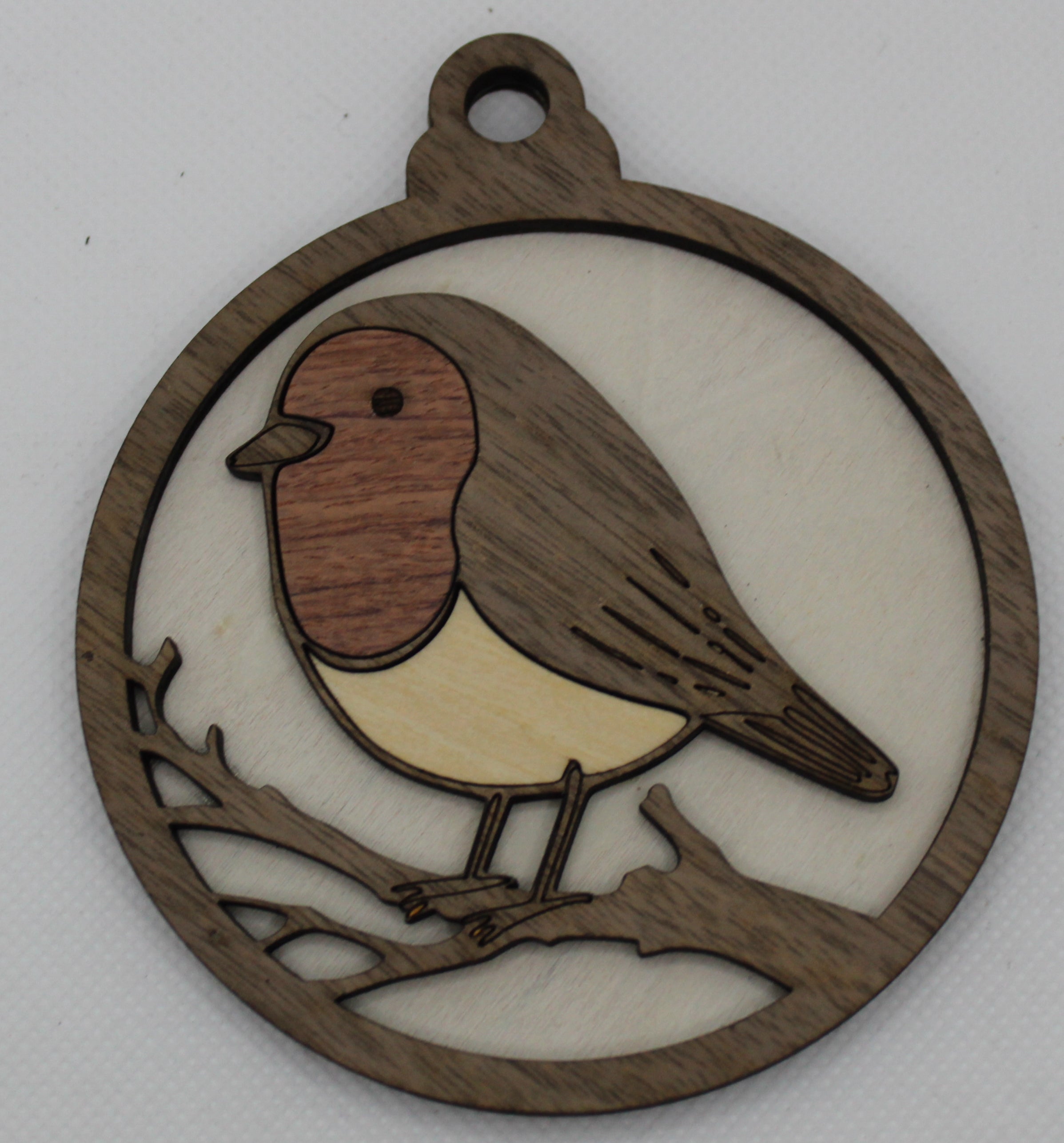 Handcrafted Wooden Christmas Charm Set – 4 Unique Decorations