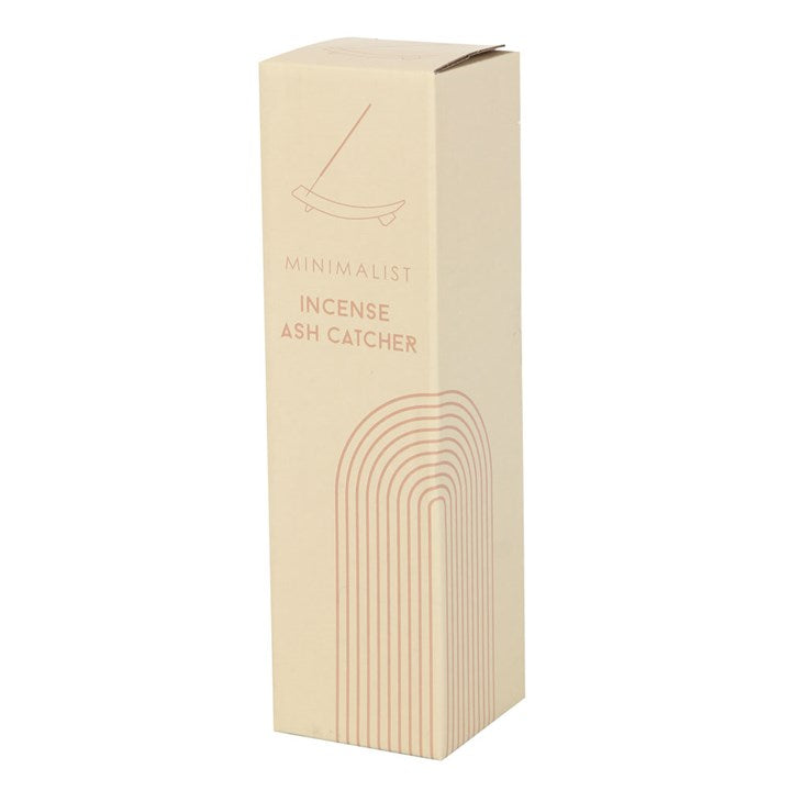 Cream Speckle Ceramic Incense Holder & Ash Catcher