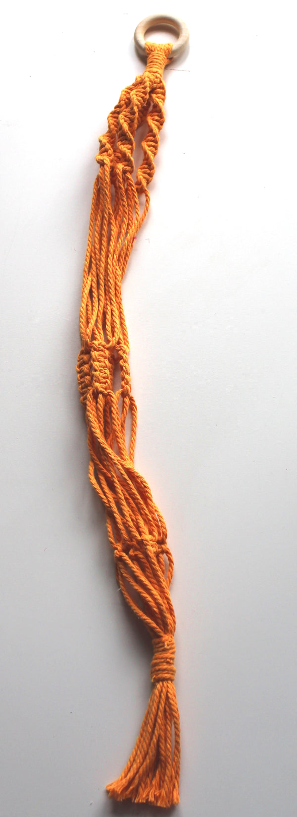 Macrame Pot Hangers - Tangerine