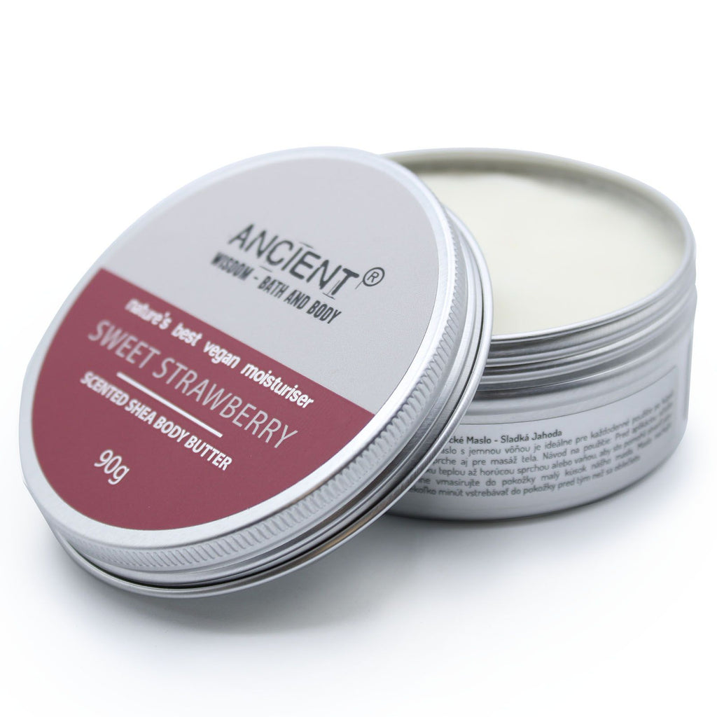 Aromatherapy Shea Body Butter - Sweet Strawberry