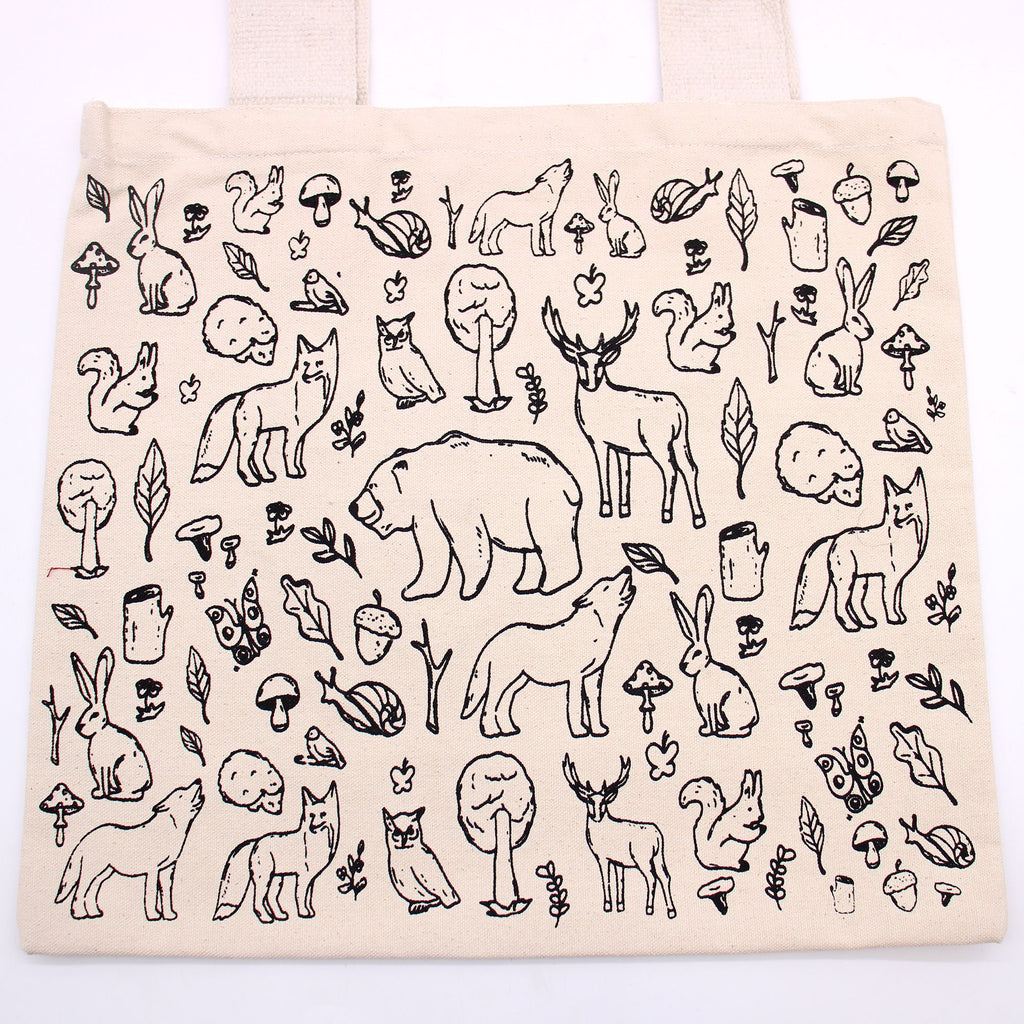 Forest Life - Big Cotton Shopping Bag