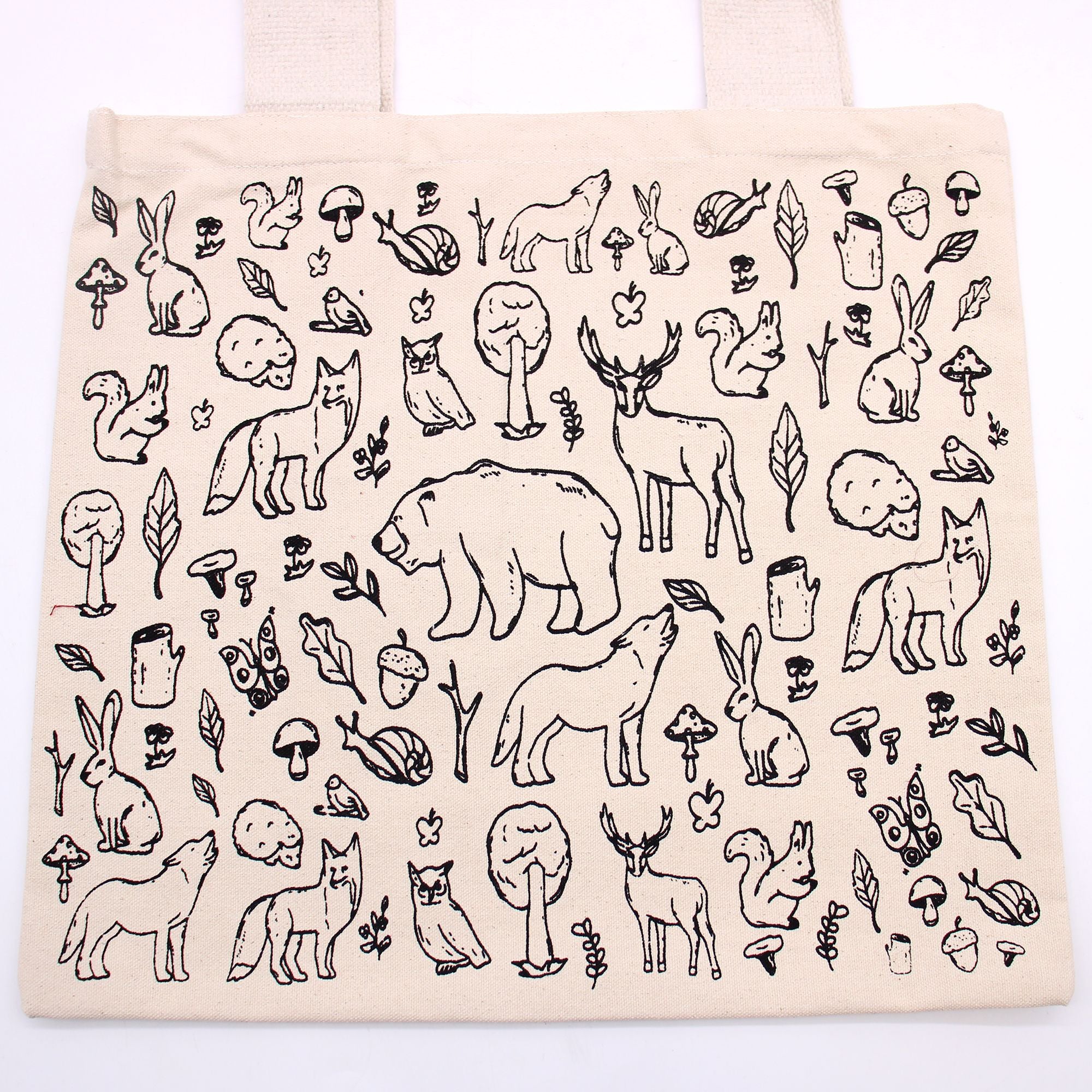 Forest Life - Big Cotton Shopping Bag