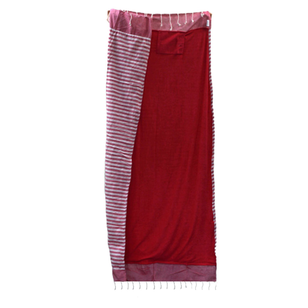 Cotton Pareo, Hammam Towel / Throw - Hot Pink
