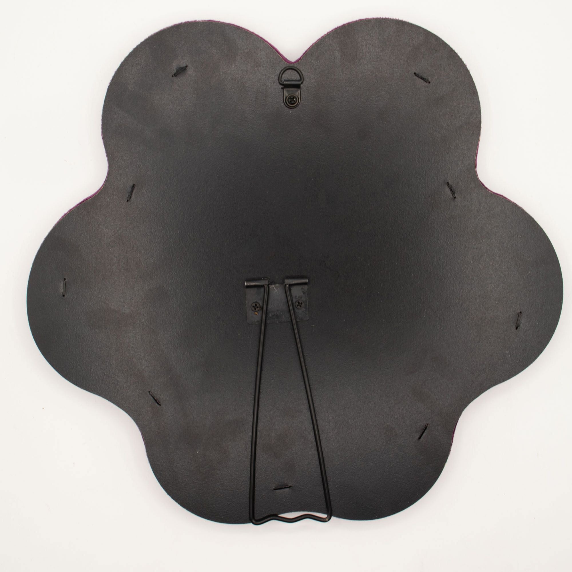 Maroon Flower Mirror - Soft Squiggly Mirror
