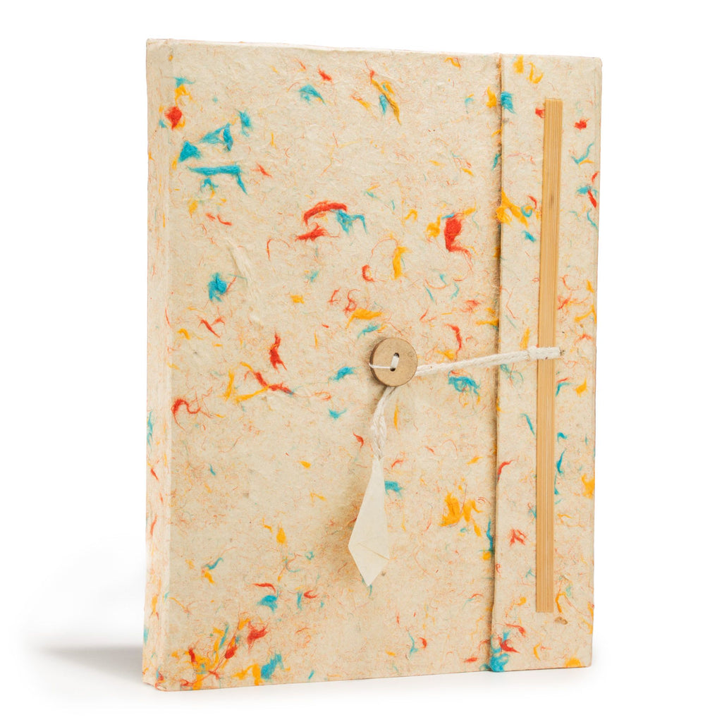 Lokta Mixed Colour Cotton Notebook – A5