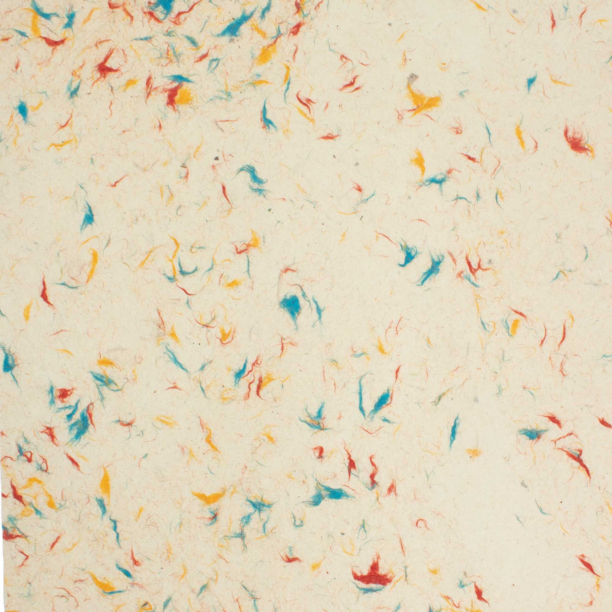 Lokta Craft Paper (20 sheet pack, A4) - Mixed Floral Cotton