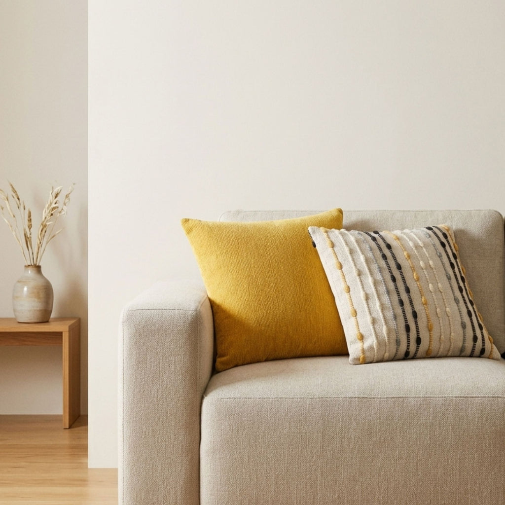 Classic Cushion Cover - Stripes & Knots