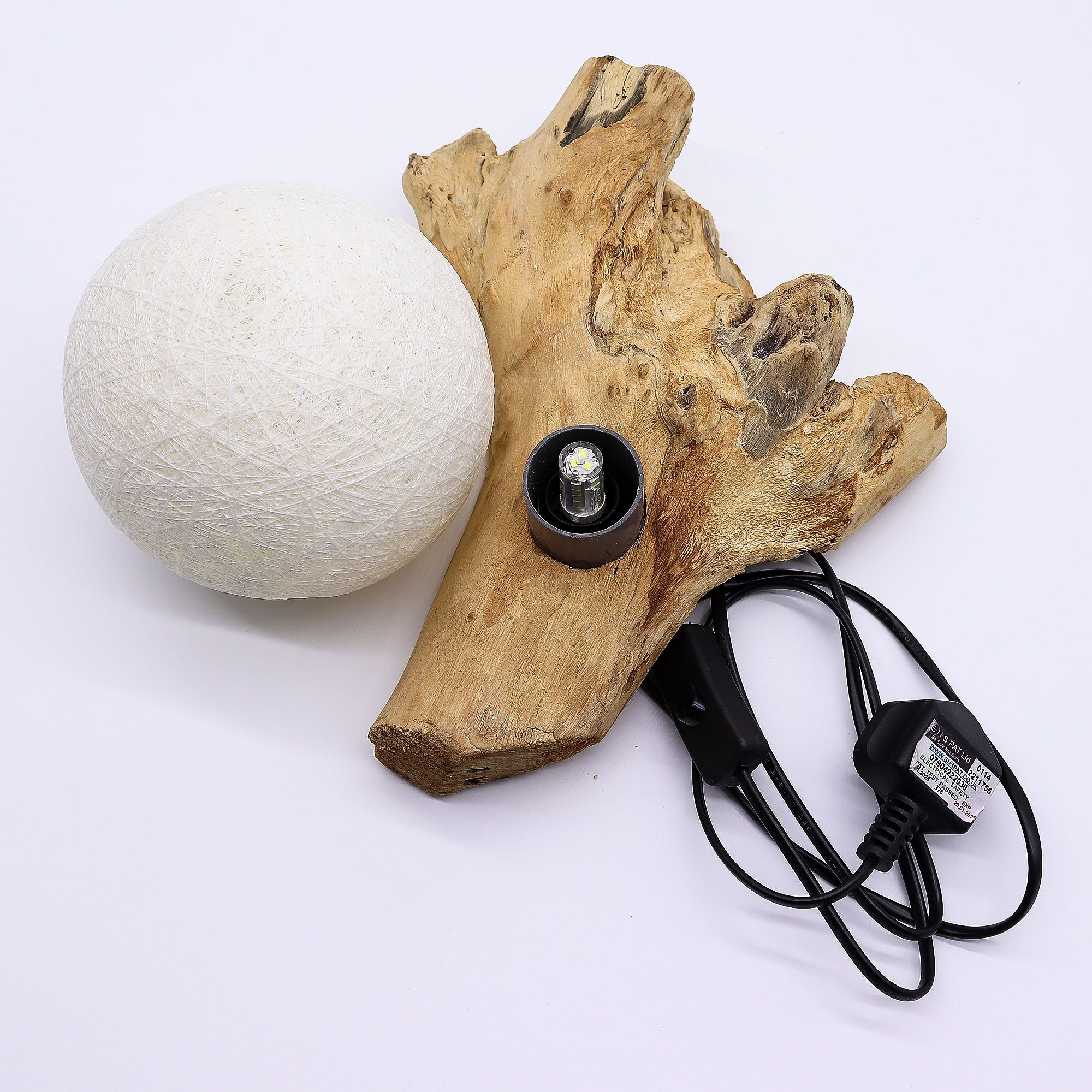 Drift Glow Lamp -  Luna Ivory Cotton Shade