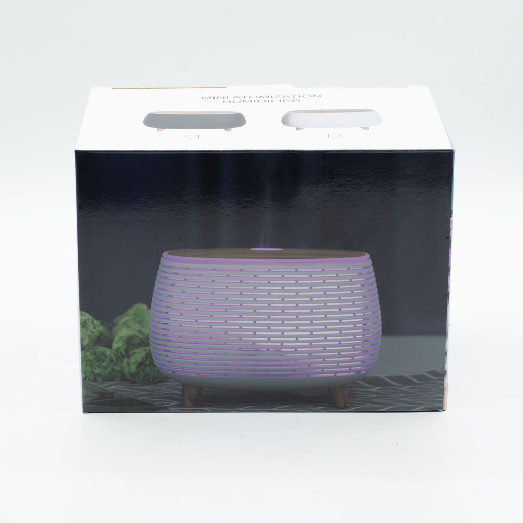 Futuristic Ribbed Aroma Diffuser with Colour-Changing Light