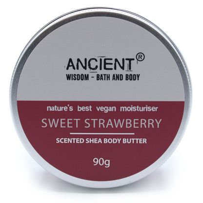 Aromatherapy Shea Body Butter - Sweet Strawberry