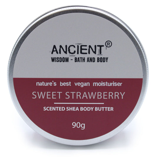Aromatherapy Shea Body Butter - Sweet Strawberry