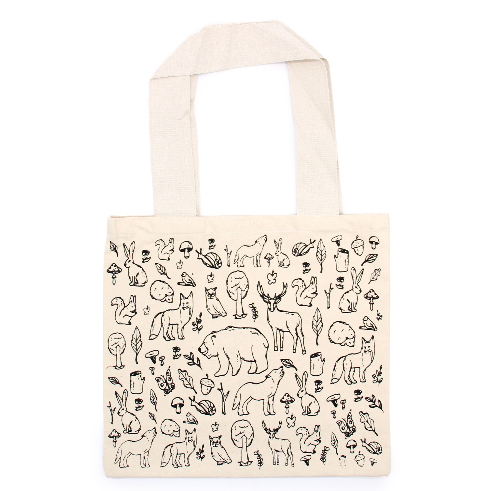 Forest Life - Big Cotton Shopping Bag