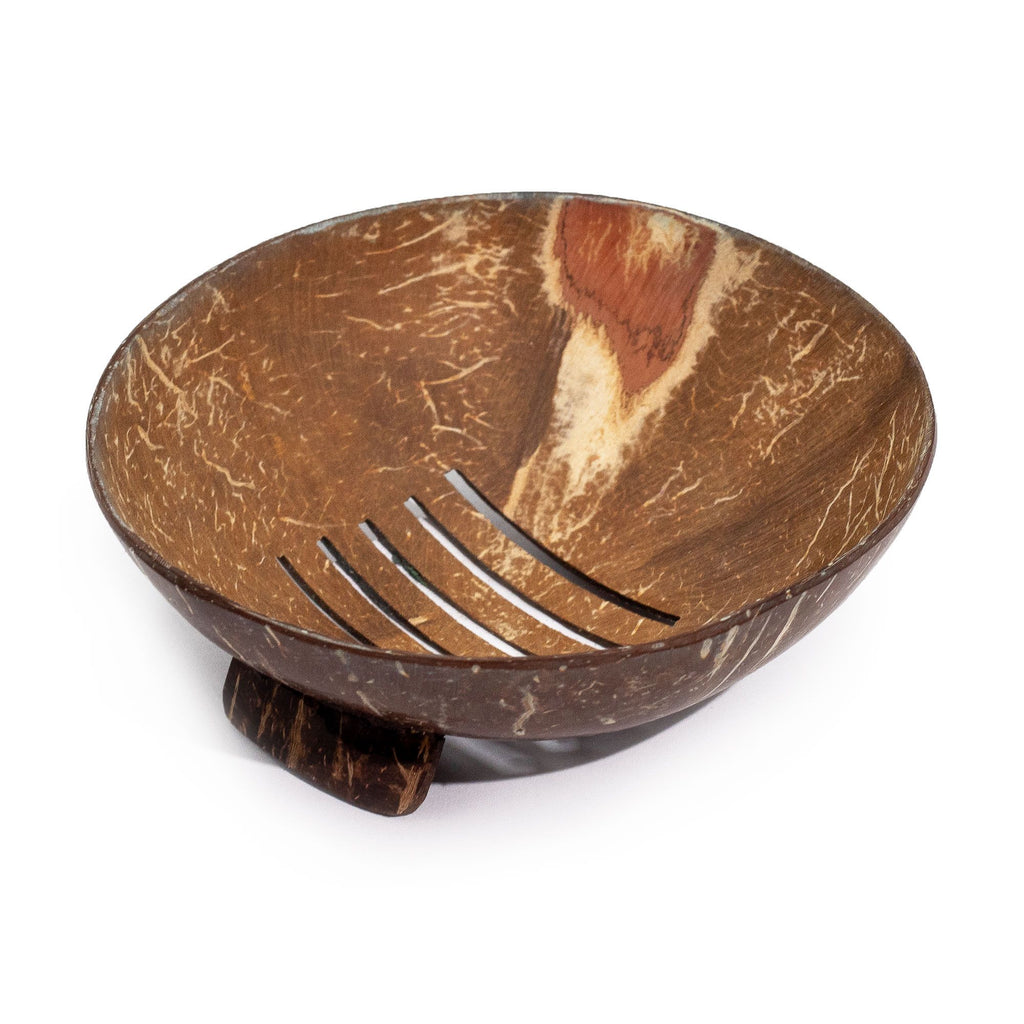 Natural Coconut Soap Dish - Round