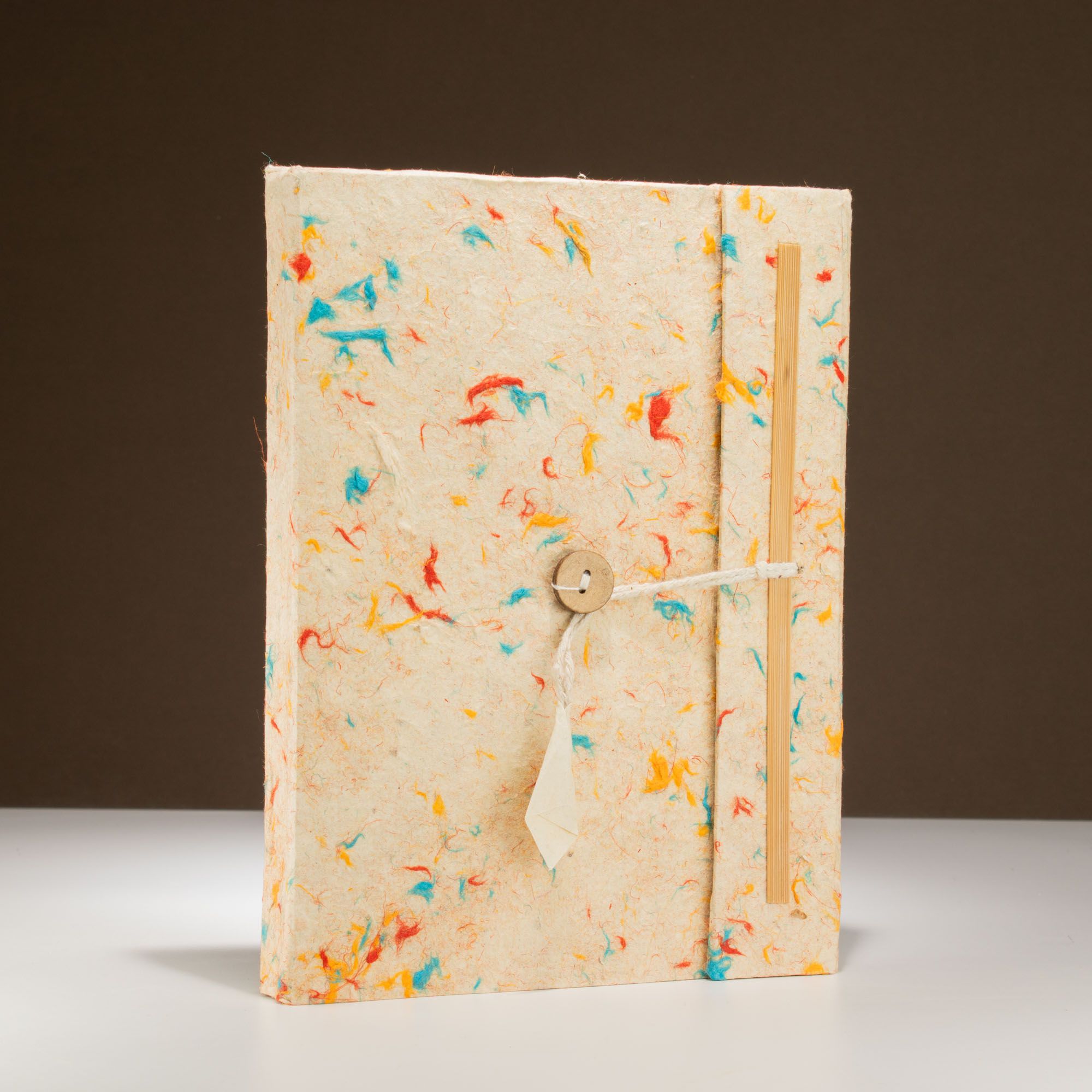 Lokta Mixed Colour Cotton Notebook – A5