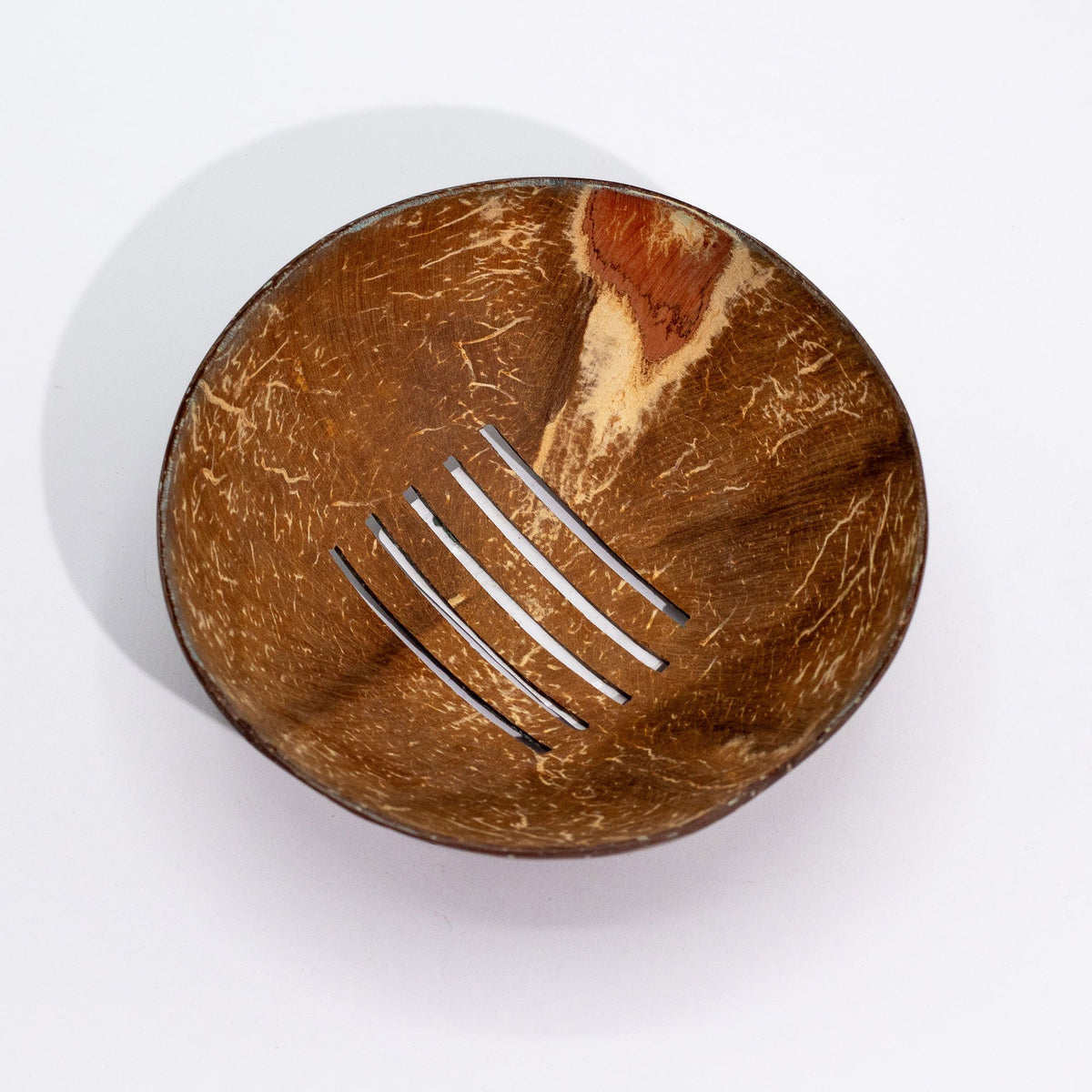 Natural Coconut Soap Dish - Round