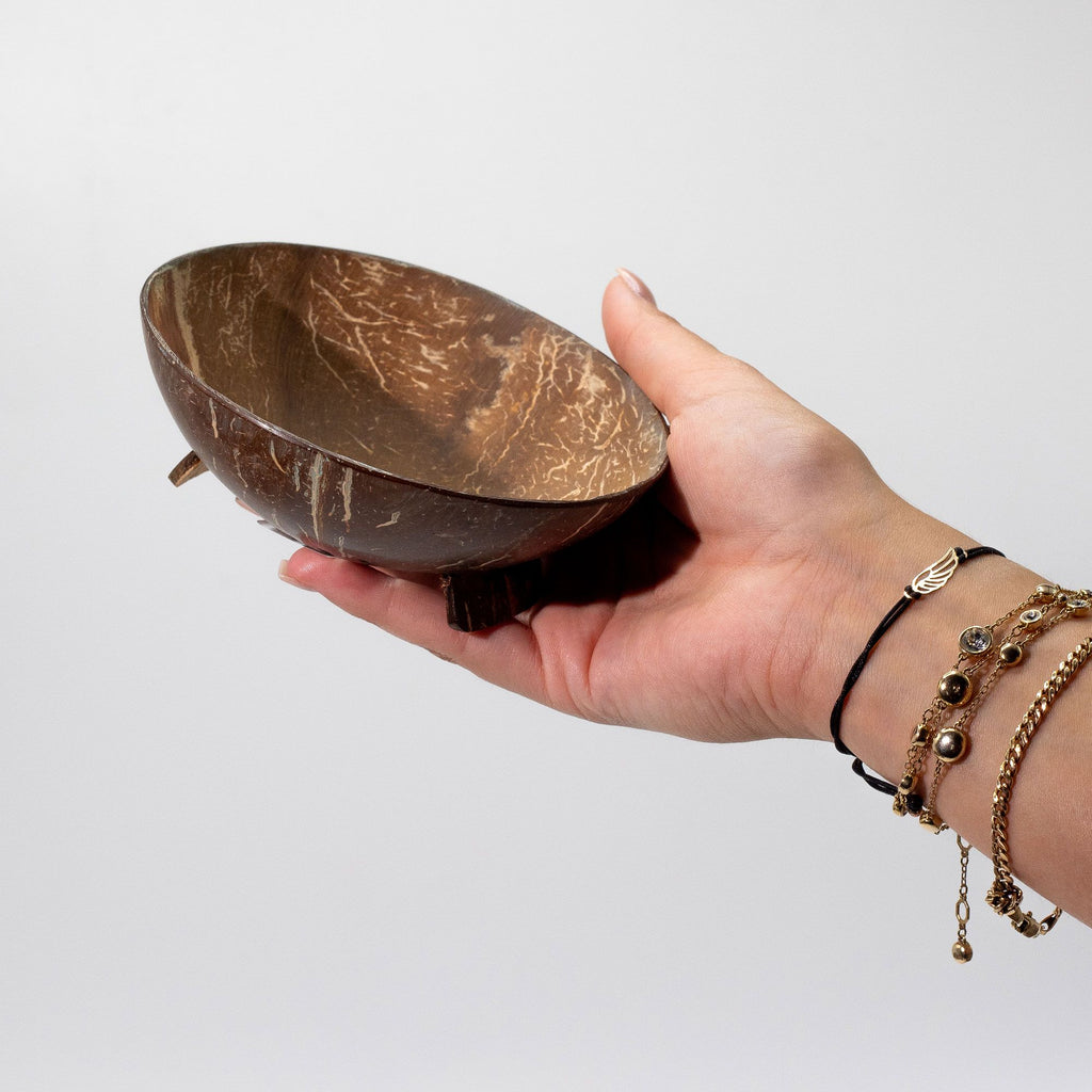 Natural Coconut Soap Dish - Round