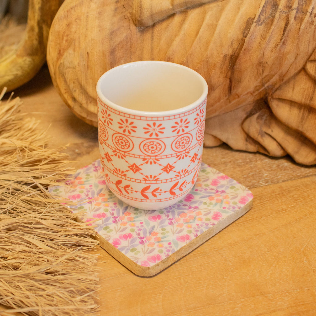 Summer Meadow - Set of 4 Square Coasters